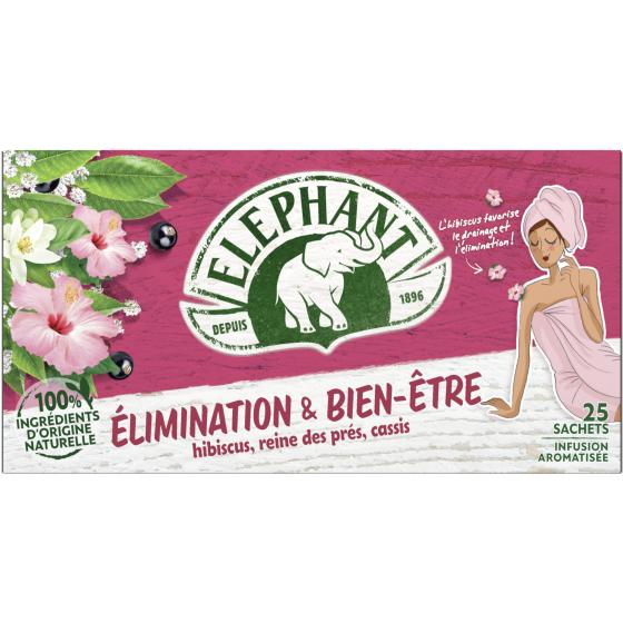 INFUSION ELIMINATION & BIEN-ETRE ELEPHANT 25 X 40G