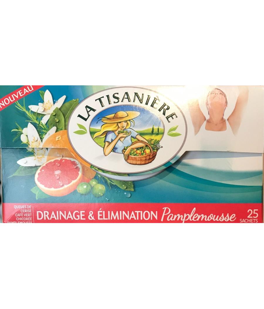 INFUSION DRAINAGE ET ELIMINATION AU PAMPLEMOUSSE LA TISANIERE 37,5G