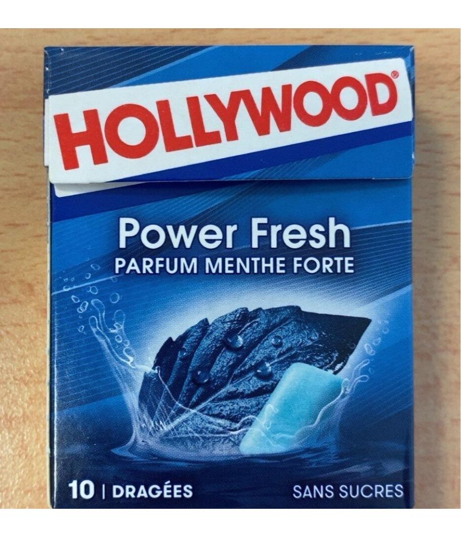CHEWING-GUM POWER FRESH HOLLYWOOD X 10