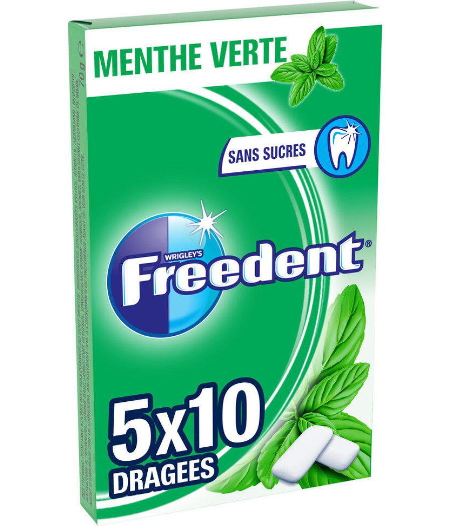 CHEWING-GUM MENTHE VERTE FREEDENT 70G