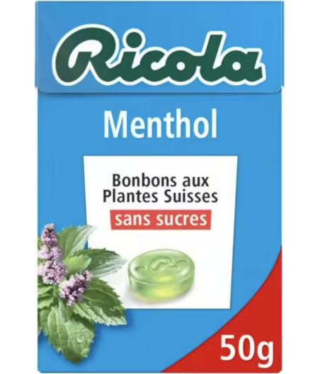 BONBONS  RICOLA MENTHOL 50G