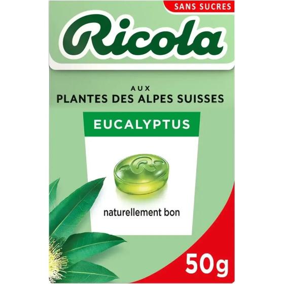 BONBONS  EUCALYPTUS RICOLA 50G