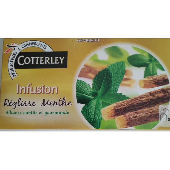 COTTERLEY INFUSION REGLISSE MENTHE 40 G