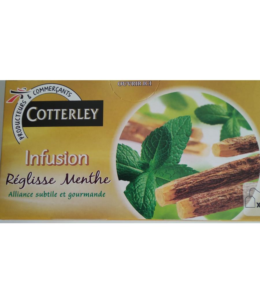 COTTERLEY INFUSION REGLISSE MENTHE 40 G