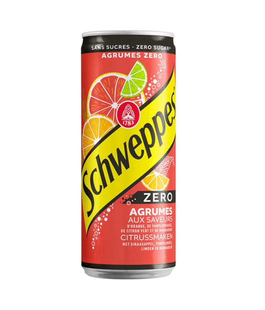 SCHWEPPES AGRUMES ZERO 33CL