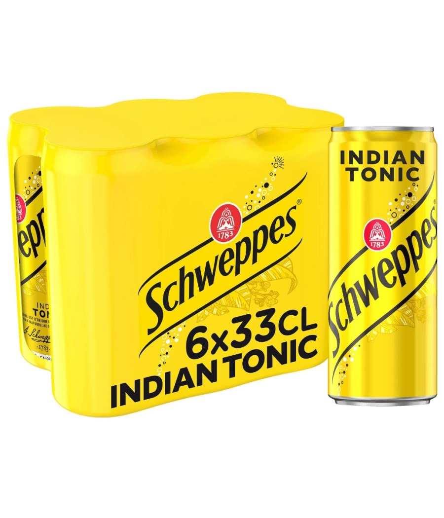 BOISSON INDIAN TONIC SCHWEPPES 6X33CL