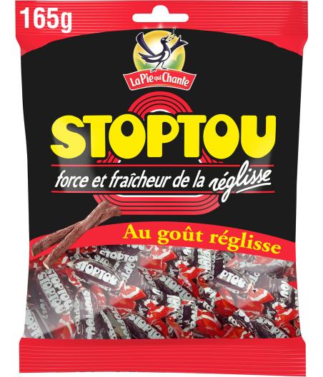 BONBONS STOPTOU GOUT REGLISSE LA PIE QUI CHANTE 165G