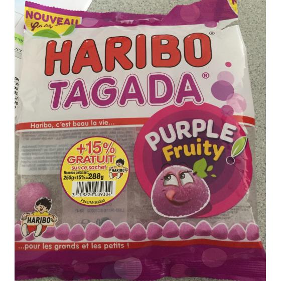 TAGADA PURPLE FRUITY HARIBO 288G