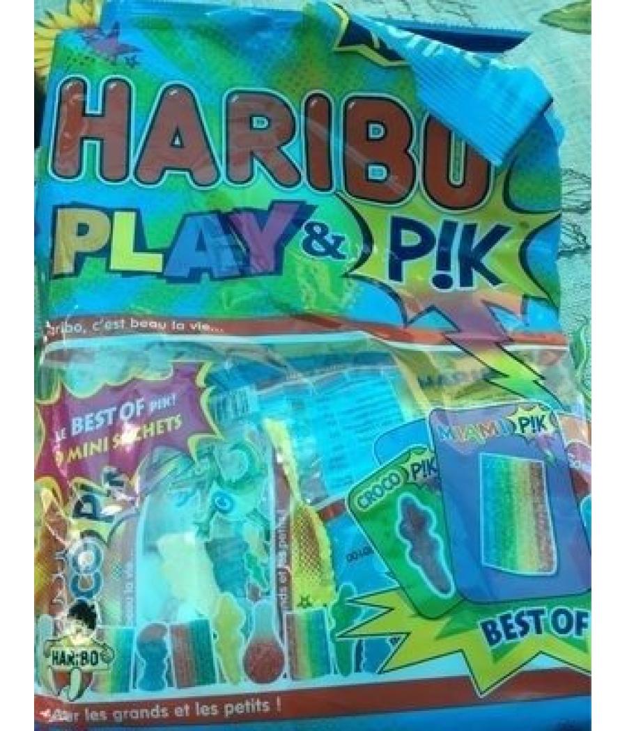 BONBON HARIBOT ASSORTIMENT PLAY & PIK LE SASCHET DE 360G