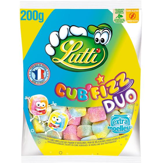BONBONS CUB'FIZZ DUO LUTTI 200G