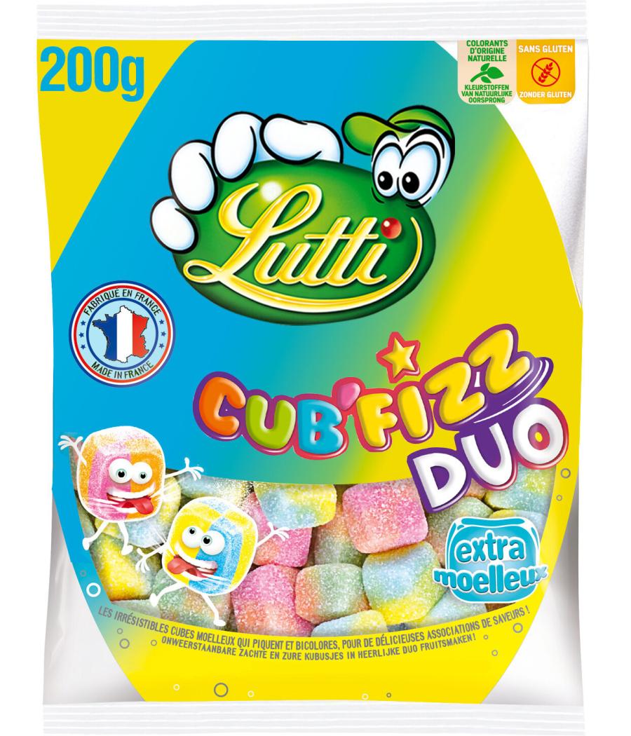 BONBONS CUB'FIZZ DUO LUTTI 200G