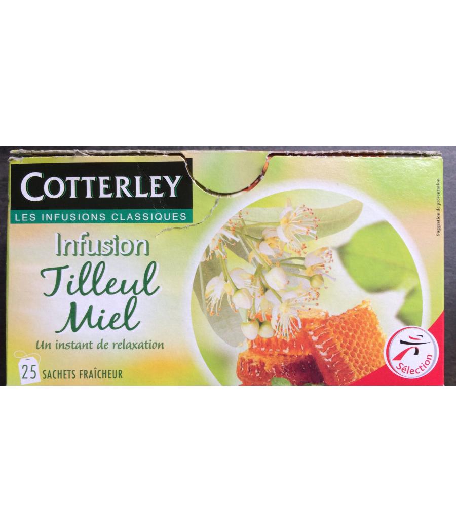 THE CORTTERLEY INFUSION TILLEUL MIEL 40G (25 SACHETS DE 1,6G)