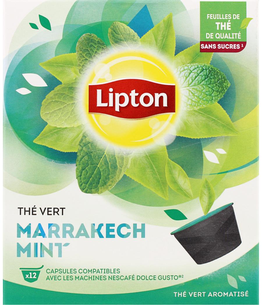 CAPSULES THE VERT MARRAKECH MINT LIPTON 30G