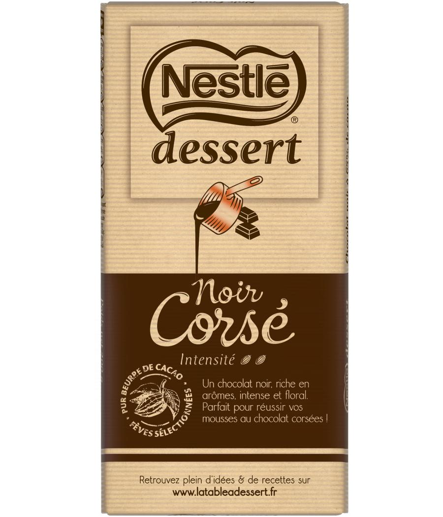 TABLETTE DE CHOCOLAT NOIR CORSE DESSERT NESTLE 200G