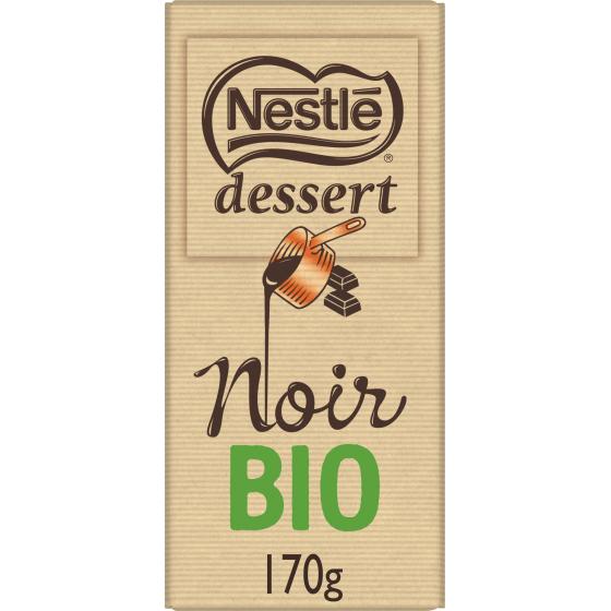 TABLETTE DE CHOCOLAT NOIR BIO DESSERT NESTLE 170G