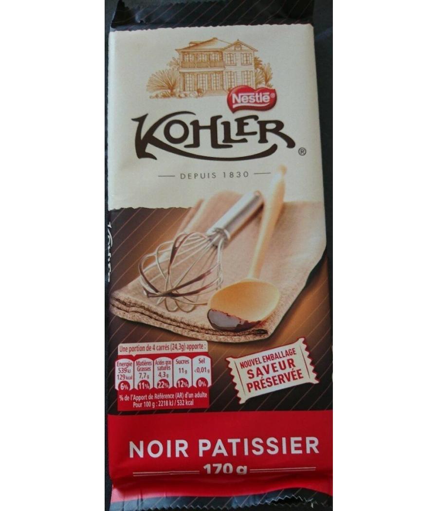 CHOCOLAT NOIR PATISSIER 170 G