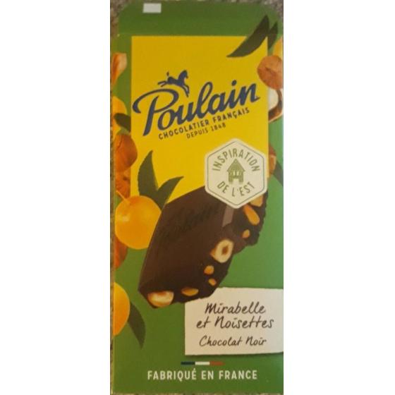 MIRABELLE ET NOISETTES CHOCOLAT NOIR 180 G (6 X 2 CARRES (30G))