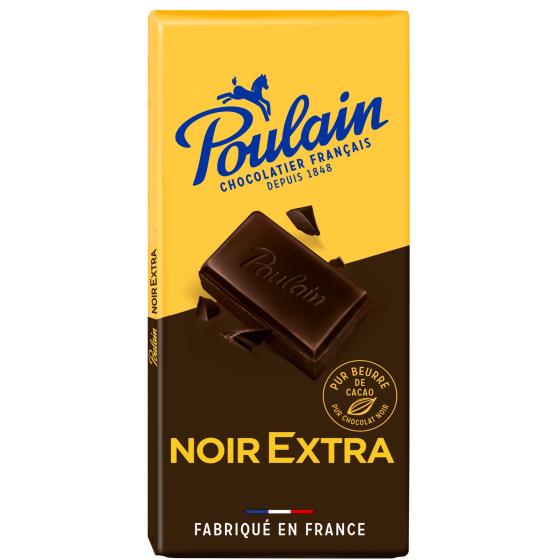 TABLETTE DE CHOCOLAT NOIR EXTRA POULAIN 200G