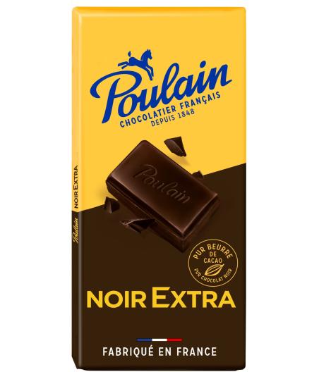 TABLETTE DE CHOCOLAT NOIR EXTRA POULAIN 200G