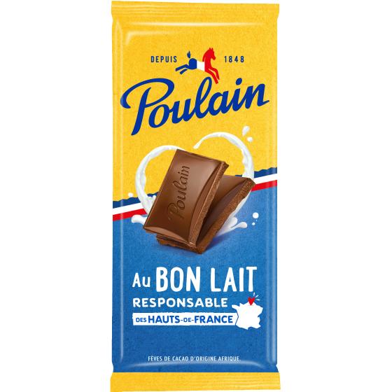 TABLETTE DE CHOCOLAT AU BON LAIT POULAIN 95G