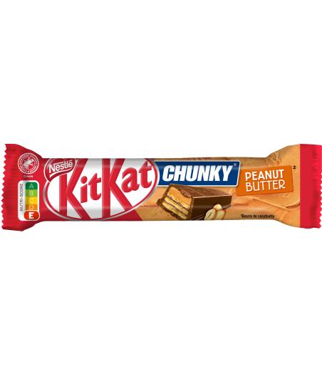 BARRE DE CHOCOLAT KITKAT CHUNKY PEANUT BUTTER  NESTLE 42G