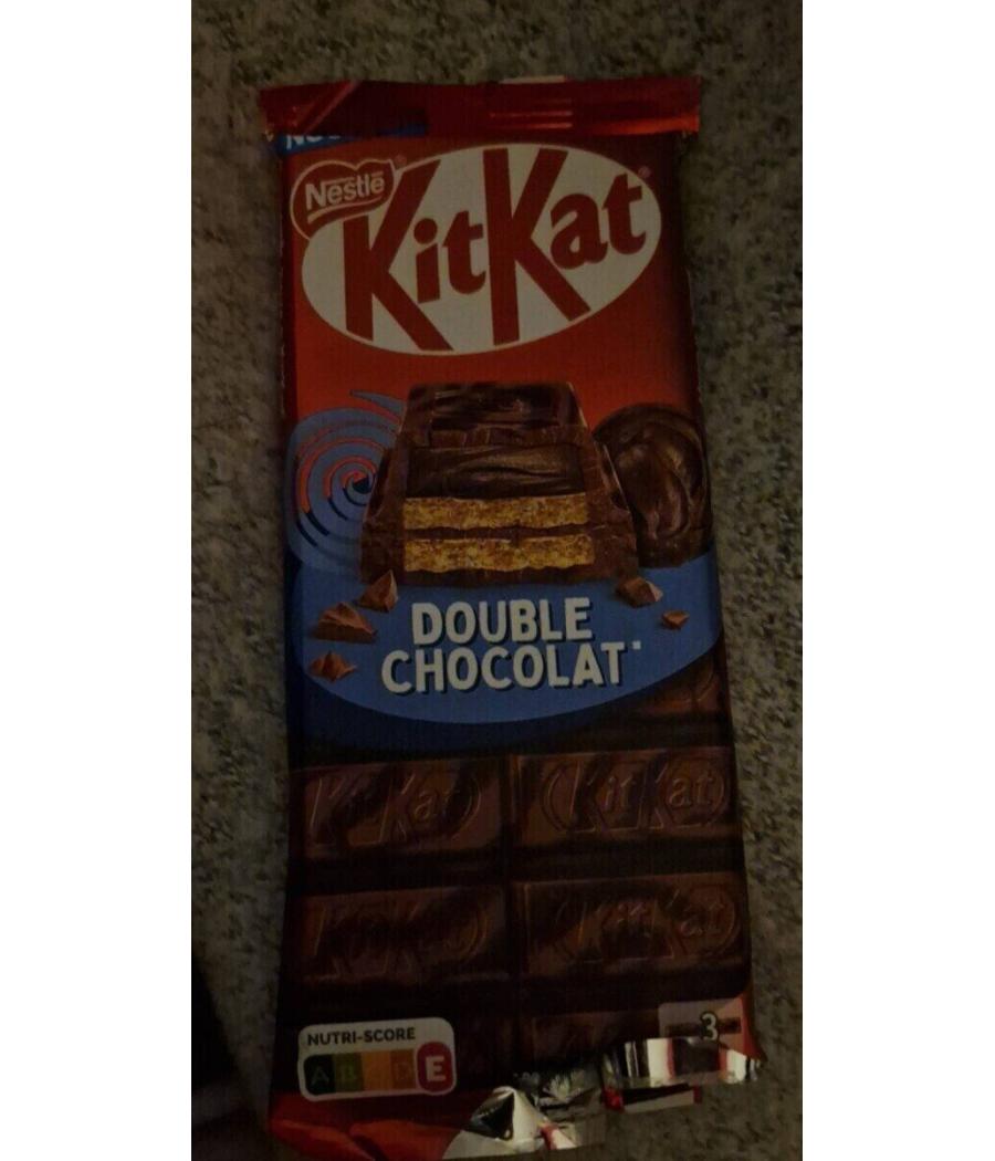 KITKAT TABLETTE DOUBLE CHOCOLAT NESTLE 99G