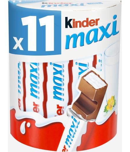 BARRE DE CHOCOLAT AU LAIT KINDER MAXI 231G