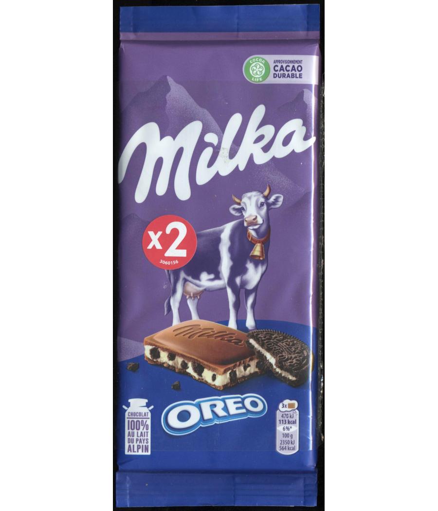 TABLETTE DE CHOCOILAT OREO MILKA 200G