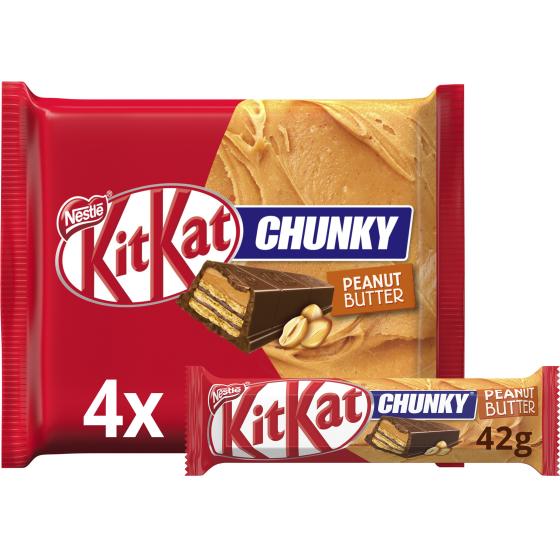 KITKAT CHUNKY PEANUT BUTTER NESTLE 168G