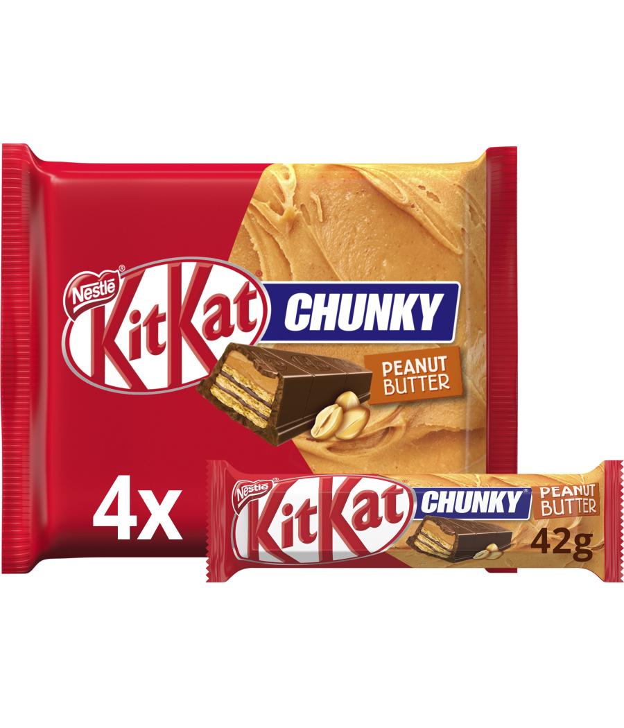 KITKAT CHUNKY PEANUT BUTTER NESTLE 168G