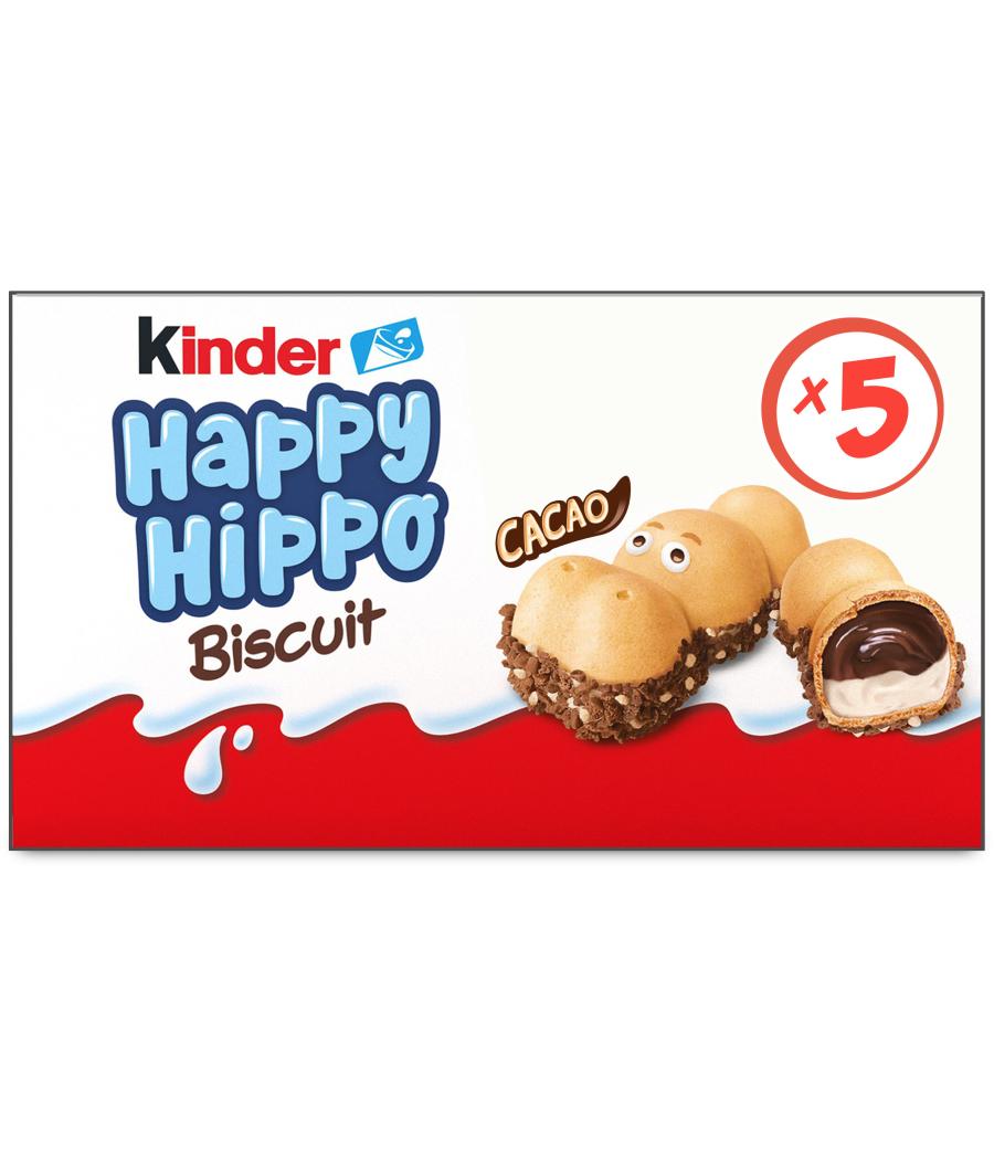 BISCUITS FOURRES AU CACAO KINDER HAPPY HIPPO 103.5G
