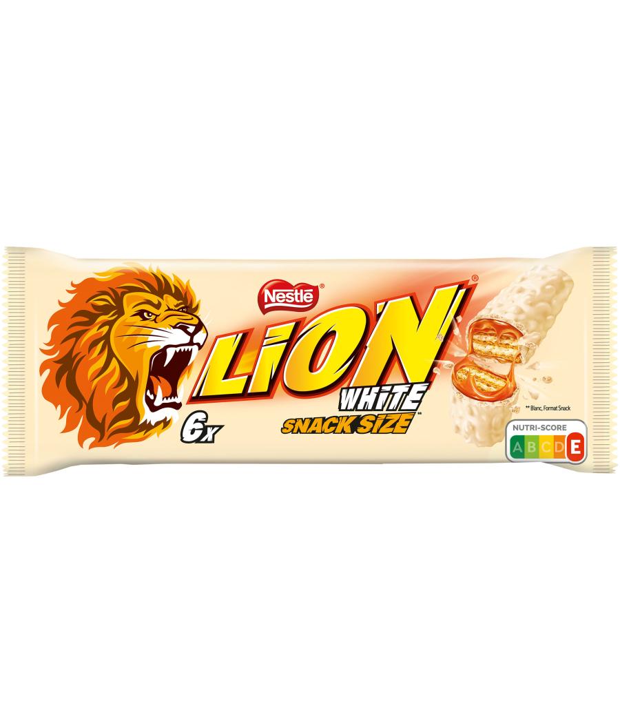 BARRES CHOCOLATÉES LION WHITE NESTLE 180G