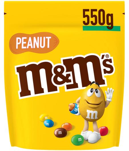 BONBON CHOCOLAT PEANUT M&M'S 550G