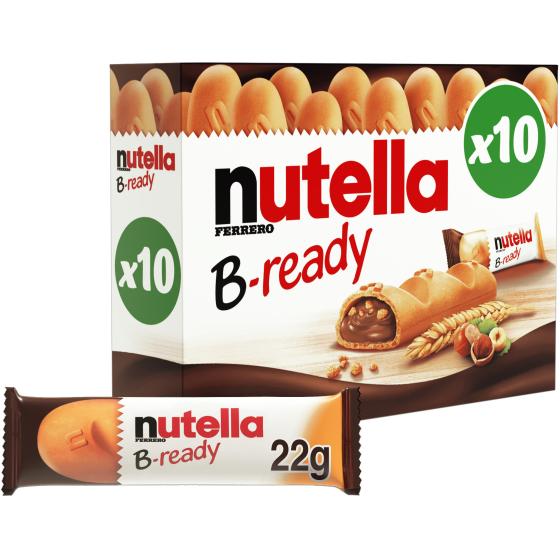 BISCUITS B-READY NUTELLA 220G