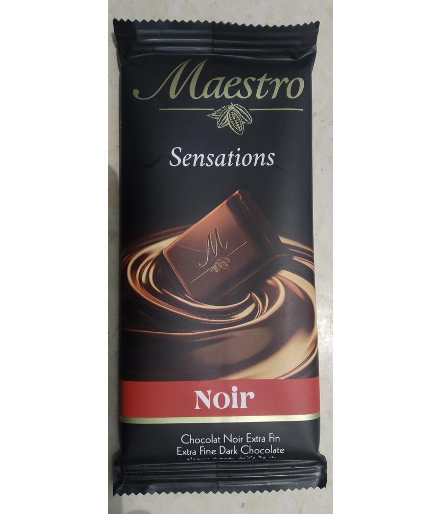 CHOCOLAT EXTRA FIN NOIR SENSATION  90G