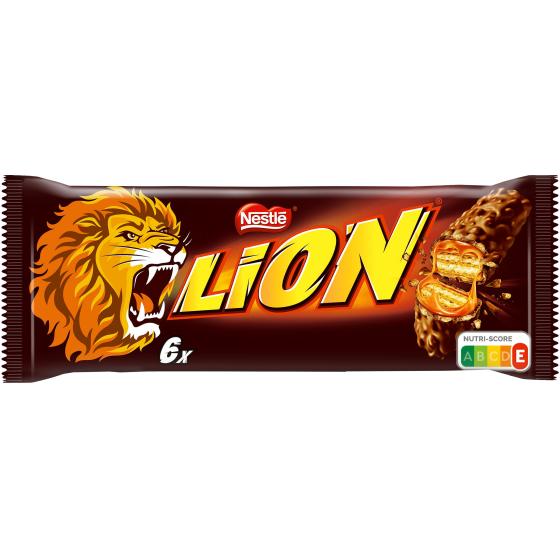 BARRE CHOCOLATÉE LION 252G