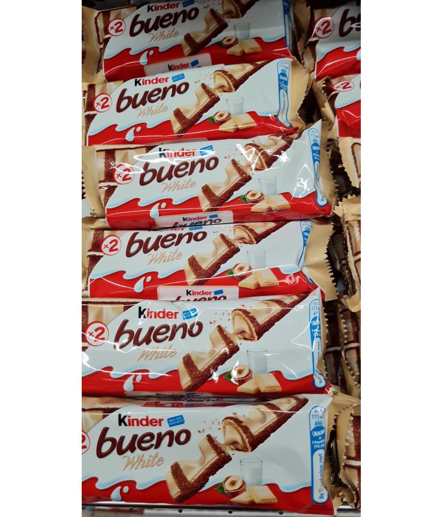 BARRE CHOCOLATEE KINDER BUENO WHITE 39G X3