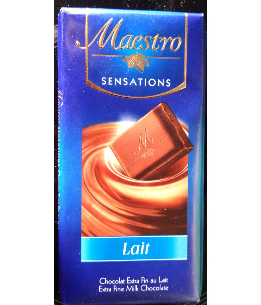 CHOCOLAT AU LAIT SENSATIONS 90G