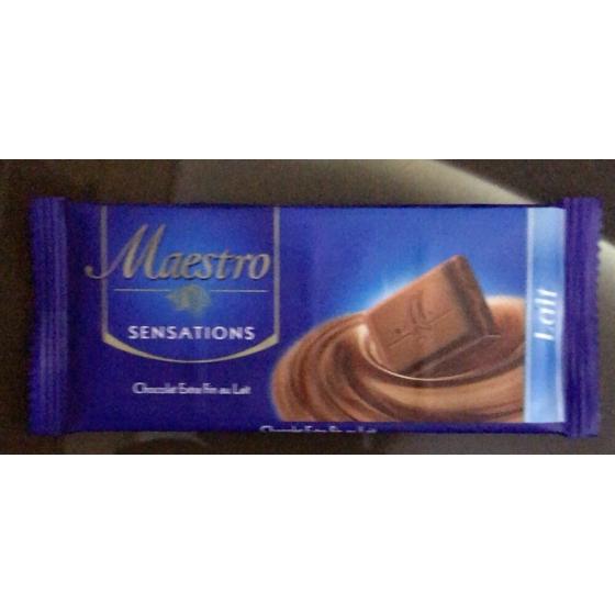 CHOCOLAT AU LAIT SENSATIONS MAESTRO 30G