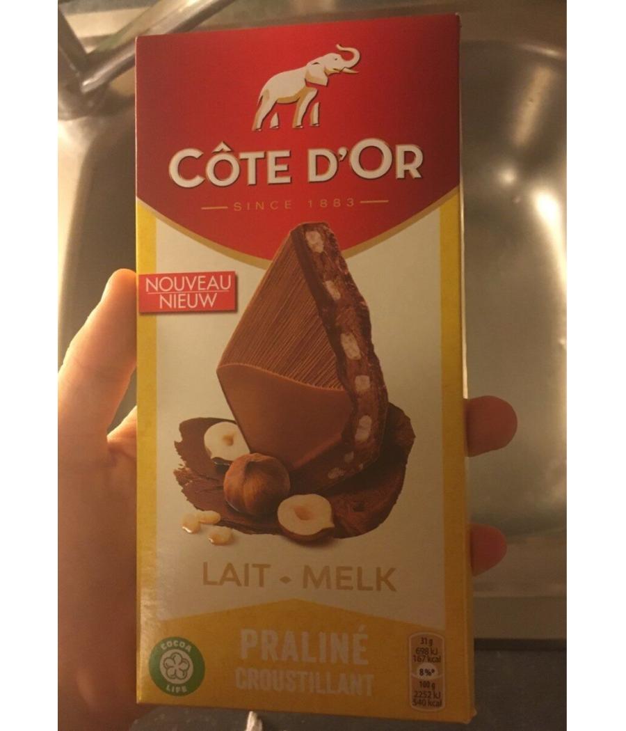 CHOCOLAT AU LAIT PRALINE CROUSTILLANT 155G