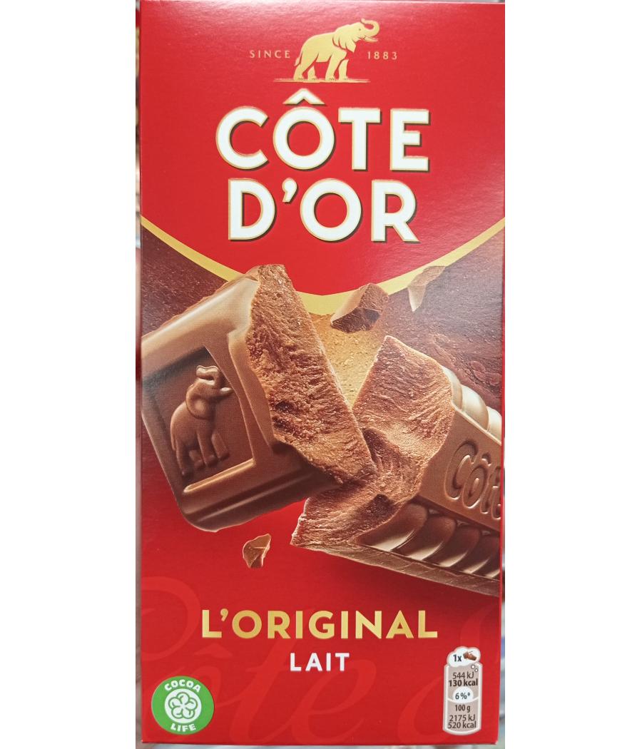 CHOCOLAT AU LAIT COTE D'OR 200G