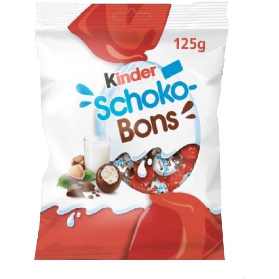 BONBONS KINDER SCHOKOBONS CHOCOLAT AU LAIT 125G