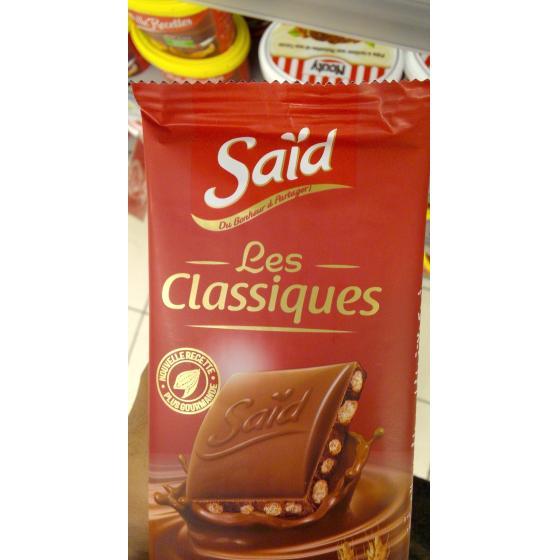 LES CLASSIQUES CHOCOLAT AUX CEREALES
