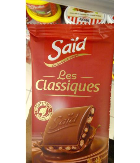 LES CLASSIQUES CHOCOLAT AUX CEREALES
