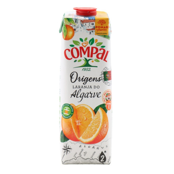 JUS D'ORANGE COMPAL 1L