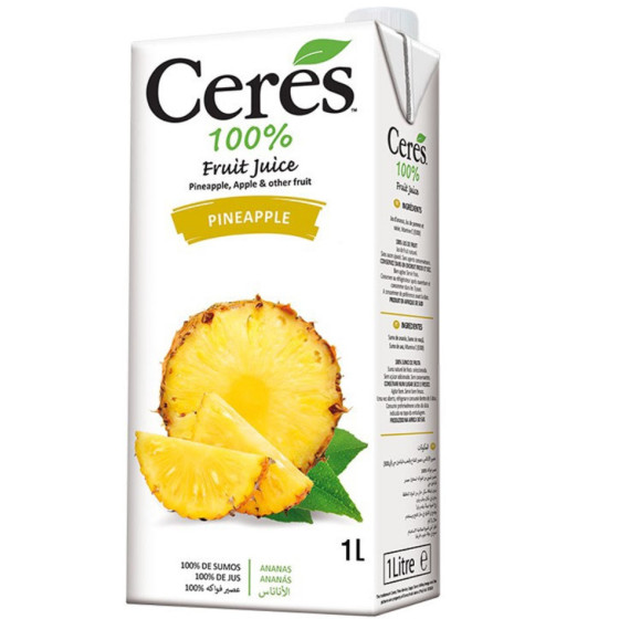 JUS D'ANANAS CERES 1L