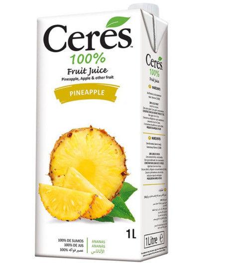 JUS D'ANANAS CERES 1L