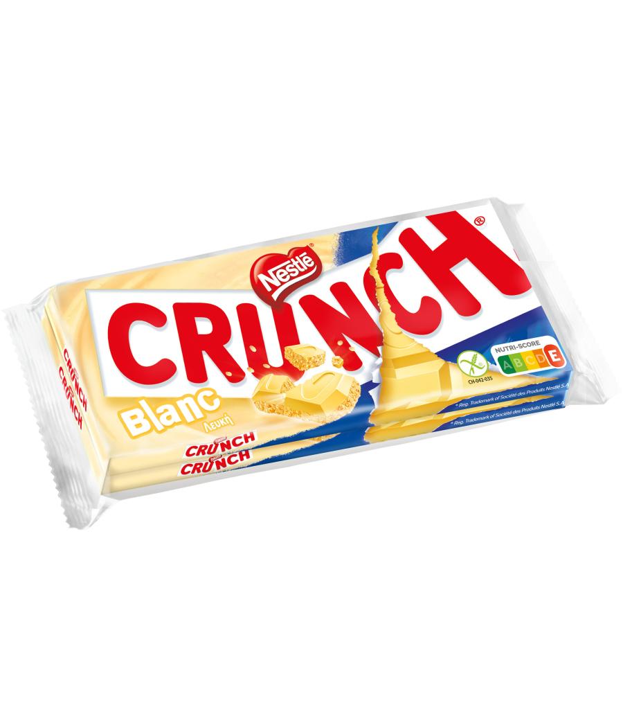 TABLETTE DE CHOCOLAT BLANC CRUNCH NESTLE 2X100G