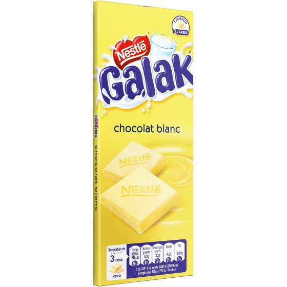 GALAK CHOCOLAT BLANC TABLETTE 100G