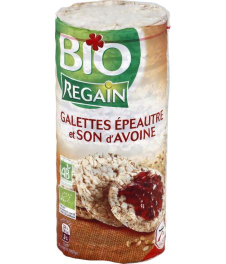 GALETTES EPEAUTRE ET SON D'AVOINE BIO REGAIN 125G